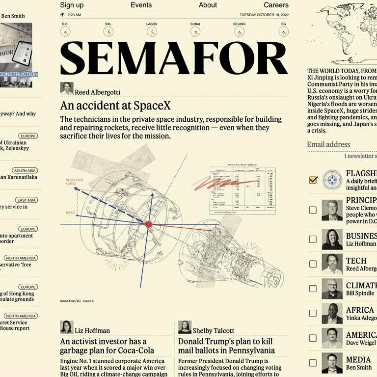 Semafor news site makes debut, intent on reinventing news